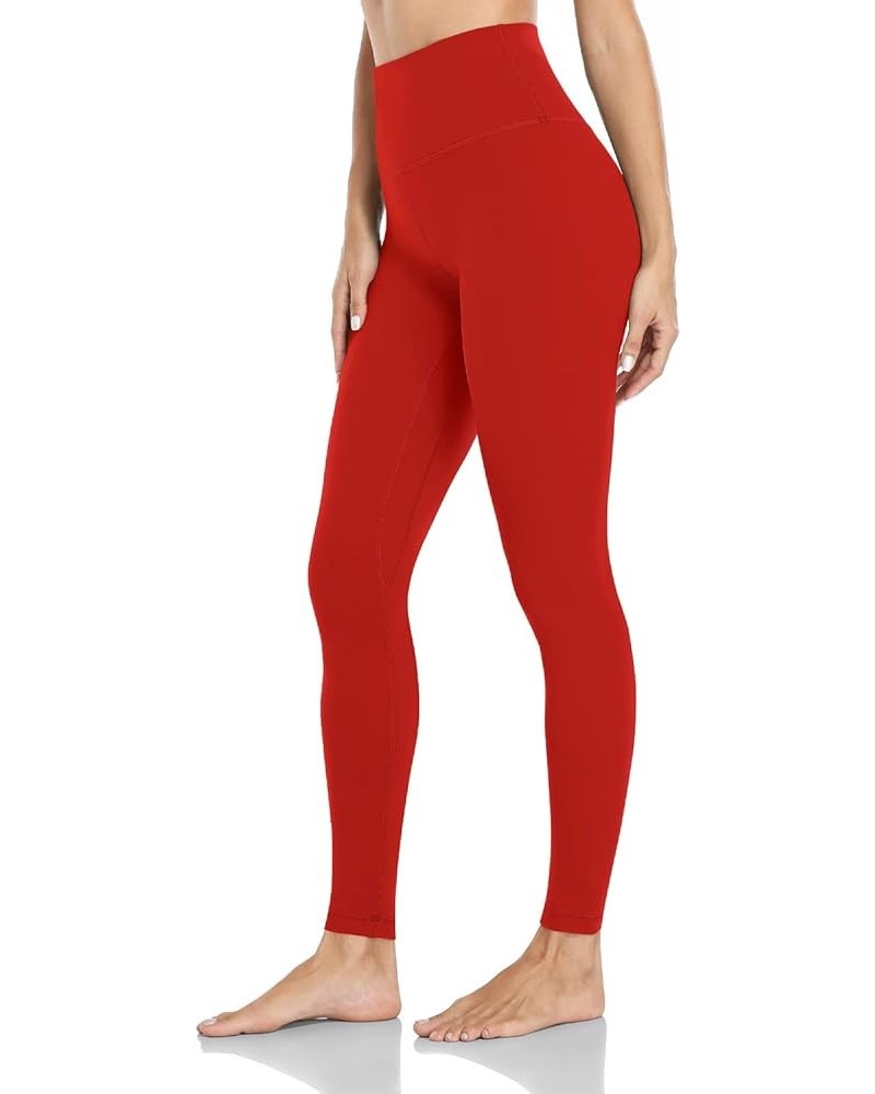 Essential/Workout Pro Full Length Yoga Leggings, Women's High Waisted Workout Compression Pants 28'' Essential True Red $12.7...