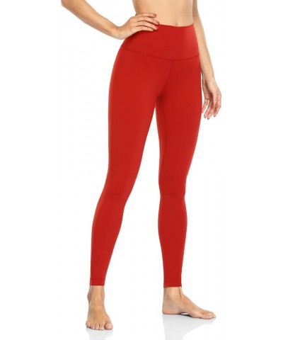 Essential/Workout Pro Full Length Yoga Leggings, Women's High Waisted Workout Compression Pants 28'' Essential True Red $12.7...