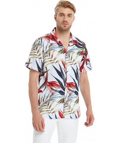 Matchable Family Hawaiian Luau Men Women Girl Boy Clothes in Garden at Dawn Men Men Short Sleeve $17.64 Jewelry