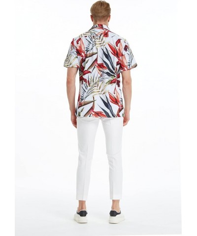 Matchable Family Hawaiian Luau Men Women Girl Boy Clothes in Garden at Dawn Men Men Short Sleeve $17.64 Jewelry