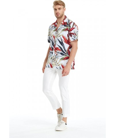 Matchable Family Hawaiian Luau Men Women Girl Boy Clothes in Garden at Dawn Men Men Short Sleeve $17.64 Jewelry