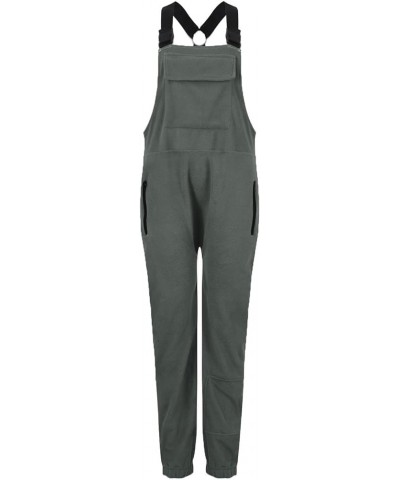 Strappy Jumpsuits For Women Casual, Womens Fleece Overall Jumpsuit Womens Solid Color Jumpers And Rompers Dressy 2-dark Gray ...