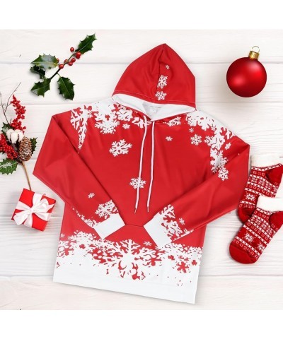 Women's Christmas Casual Sweatshirt Xmas Pullover Sweatshirt Cute Winter hoodie Style C $12.47 Hoodies & Sweatshirts