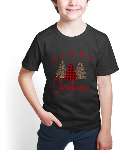 Merry and Bright Shirt Christmas T-Shirts for Family Couple Outfit Tee Parent-Child Short Sleeves Christmas Top Baby Black5 $...