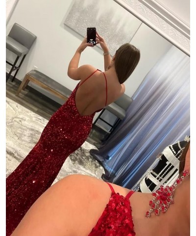 Womem's Sequin Mermaid Prom Dresses Long 2024 One Shoulder Sparkly Sexy Formal Evening Party Gowns Dusty Rose $36.39 Dresses