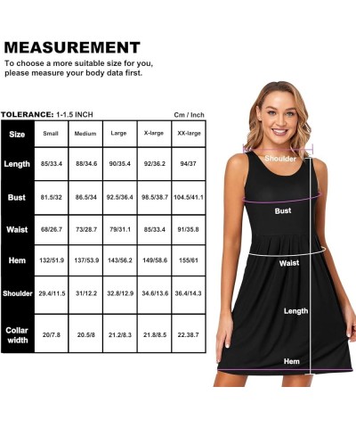 Women's Vintage Sleeveless Midi Dress Casual Tank Dress Summer T Shirt Dresses Color 3 $13.20 Dresses