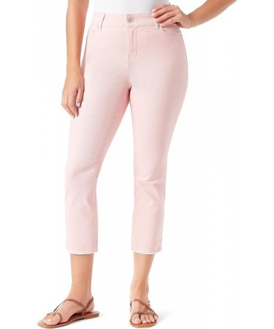 Women's Boho Slim Stretch Denim Capri Pink Blush $19.03 Jeans