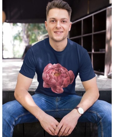 Unisex Short Sleeve Collection: Sizes M-6XL, Diverse Designs on Quality Shirts - Perfect for Gifting & Style! Peony Navy $9.4...