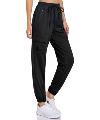 Women's Jogger Running Casual Athletic Sweatpants Lounge Loose Hiking Cargo Pants with Pockets X-Large Black(cargo) $20.29 Ac...