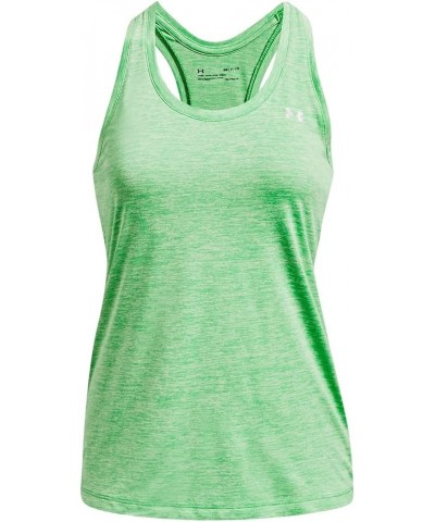 Women's Tech Twist Tank Top (328) Extreme Green / Phosphor Green / Metallic Silver $10.48 Activewear