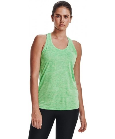 Women's Tech Twist Tank Top (328) Extreme Green / Phosphor Green / Metallic Silver $10.48 Activewear