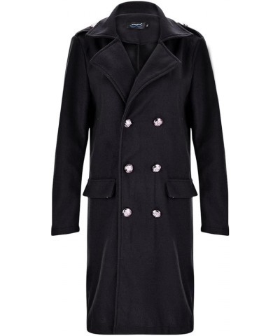 Women Trench Coats 2023 Lightweight Long Wool Pea Coats Fashion Lightweight Open Front Jacket Coat Outwear With Belt W05●●bla...