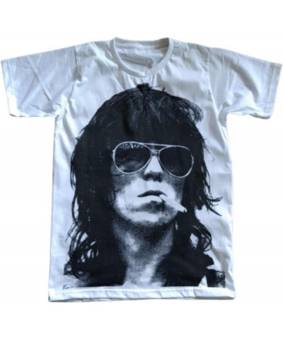 Unisex Keith Richards T-Shirt Short Sleeve Mens Womens White $10.25 T-Shirts