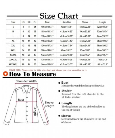 Womens Winter Coats Plus Size Warm Sherpa Lined Parkas Jacket Horn Buttons Jacket Puffer Outerwear With Pockets Winter Sherpa...