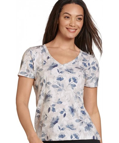 Women's Activewear Everyday V-Neck Tee Bold Blooms $6.23 T-Shirts