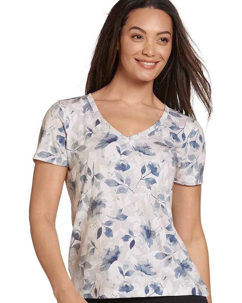 Women's Activewear Everyday V-Neck Tee Bold Blooms $6.23 T-Shirts