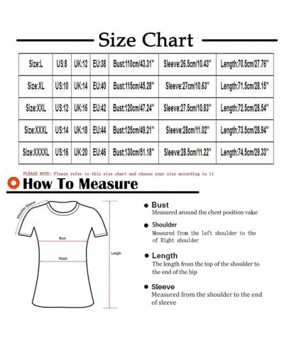 Women's Summer Plus Size Cotton Linen Shirts Dandelion Graphic Boho Printed Crew Neck Short Sleeve T-Shirt Tee Tops Zmkjh-a29...