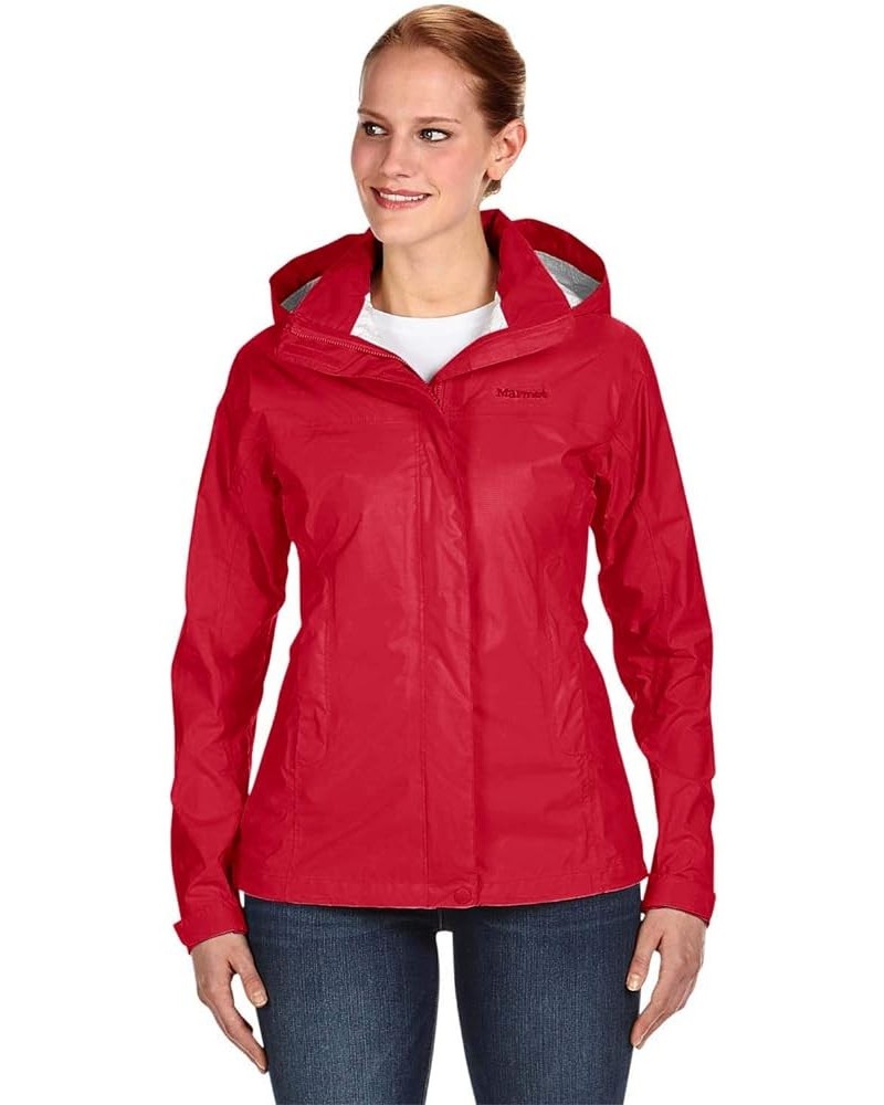 Women's Precip Waterproof Rain Jacket Team Red $45.99 Coats