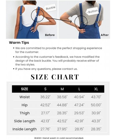 Women's Summer Cotton Linen Jumpsuits Button Down Sleeveless Baggy Overalls Jumpers with Pockets Gray $16.31 Overalls