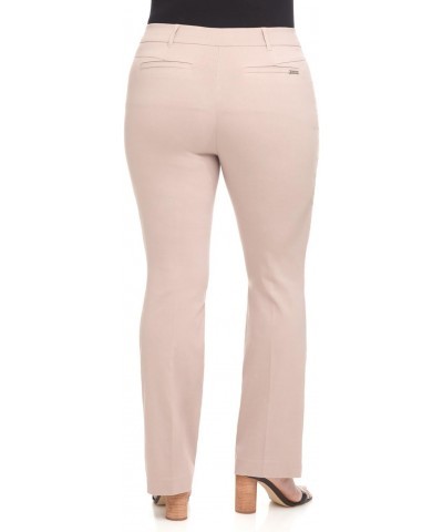 Curvy -Women- Ease into Comfort Barely Bootcut Plus Size -Pant (22W Short, Khaki) $23.10 Pants