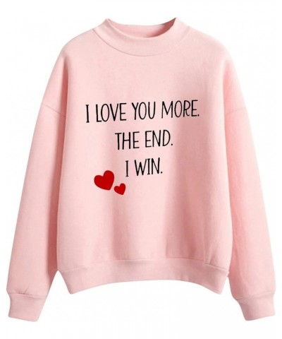 Women Valentine's Day Printing Sweatshirt Crewneck Sweatshirts,Knit Tops,Sweater Christmas,Ugly Plus Size Hoodiess A3-rd2 $3....
