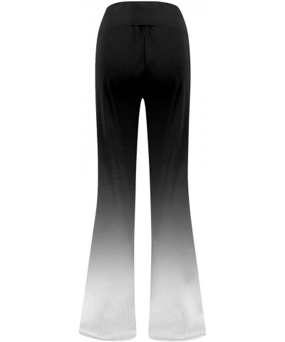 Flare Leggings for Women,2023 Spring Sexy V Crossover Bootcut Yoga Pants Stretch High Waisted Sweatpant D-black $7.24 Leggings