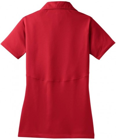 Dri-Equip Ladies Micropique Moisture Wicking Polo Sizes XS-4XL True Red $21.82 Shirts