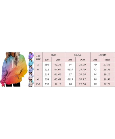 Women's Tie Dye Hoodies Gradient Long Sleeve Drawstring Sweatshirts Casual Stylish Baggy Pullover Tops Soft Oversized Sweater...