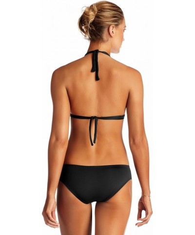 Emelia Triple Strap Bottom | Full Coverage Bikini Bottom Black $18.23 Swimsuits