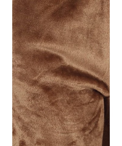 Womens Cozy Plush Fur Teddy Joggers Sweatpants with Pockets Teddyjogger:camel $11.85 Activewear