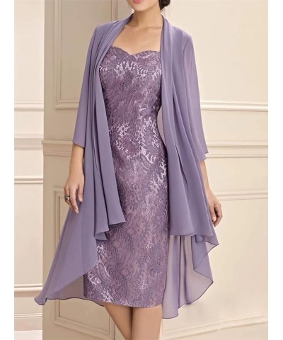 Tea Length Mother of The Bride Dresses with Jacket for Wedding, Elegant Plus Size Formal Evening Party Dresses Champagne $59....