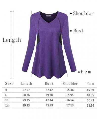 Womens Short Sleeve Tops Workout Athletic Sports Yoga Shirts Long Sleeve Grey $15.50 Activewear