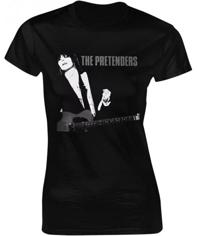 The Music and Pretenders Women's T-Shirt Printed Casual Crewneck Short Sleeve Tops Summer Tee Black Black $7.39 T-Shirts