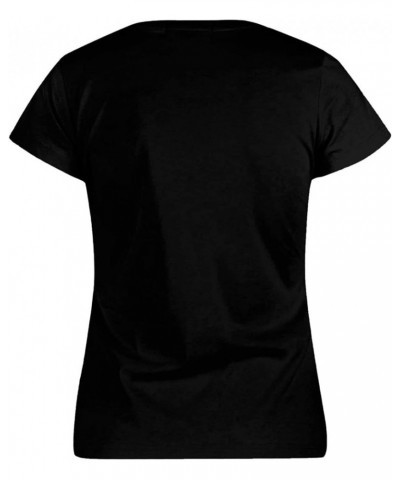 The Music and Pretenders Women's T-Shirt Printed Casual Crewneck Short Sleeve Tops Summer Tee Black Black $7.39 T-Shirts