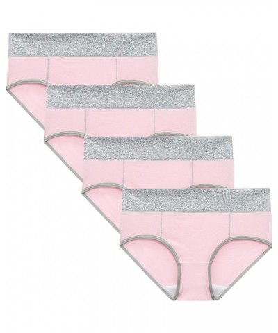 Women'S Pajamas Sets Cotton Panties Solid Underwear Knickers Patchwork Bikini Briefs Color Underpants Women Sexy Pink $5.59 L...