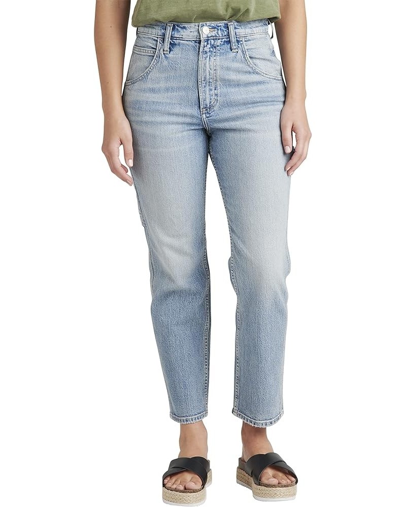 Women's Carpenter High Rise Straight Crop Jeans-Legacy Med Wash Rcs289 $28.73 Jeans