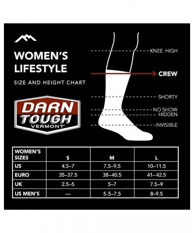 Darn Tough Women's Animal Haus Crew Lightweight Sock (Style 6037) - Buttercup $13.32 Activewear