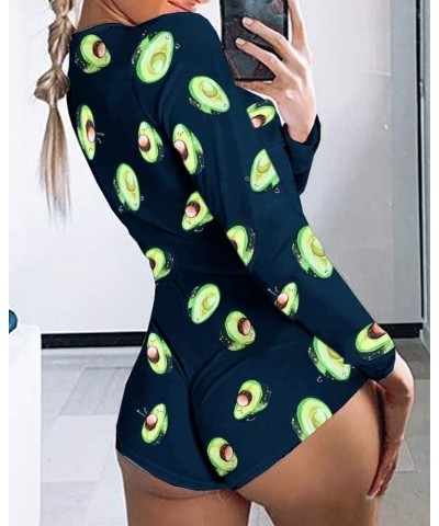 Women's Sexy Long Sleeve Short Jumpsuit Button Down V Neck One Piece Bodysuit Club Tank Romper Overall Pajama C Avocado $6.33...