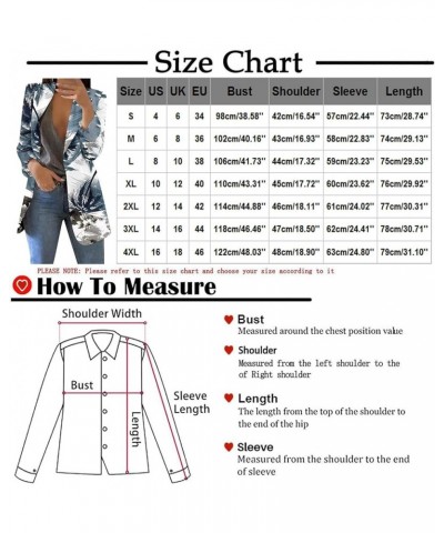 Women's 's Fall Blazers 2023 Casual Fashion Print Lapel Long Sleeve Slim Fit Small Button Jacket Blazers, S-4XL Nn3-cow Patte...