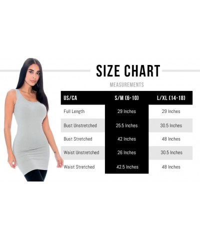 Long Tank Tops for Women Taupe $11.76 Tanks