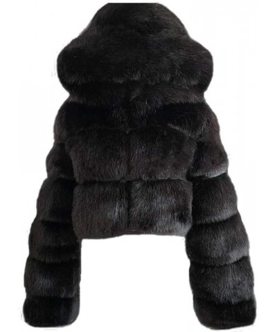 Women 2023 Fleece Sherpa Jacket Fall Winter Clothes Zipper Teddy Loose Faux Fur Quilted Coat Overcoat 1782-aytedmd-1-black $1...