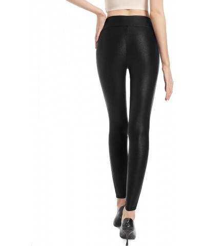 Women's 25''/27''/29'' Faux Leather Leggings High Waist Slacks Tall Petite Pants for Workout 25" inseam (Petite) Black $28.08...