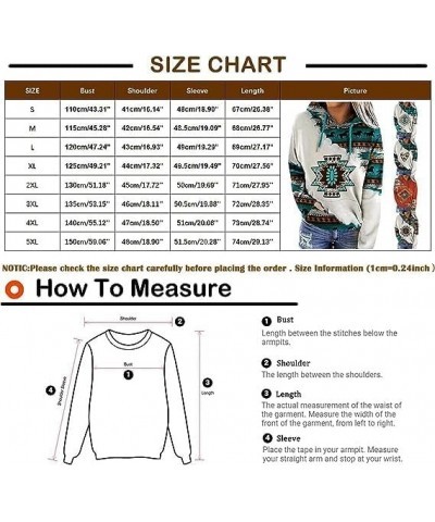 Womens fall fashion 2023 hoodies Western Aztec Geometric Long Sleeve Sweatshirts Ethnic Graphic Pullover Casual Tops P $8.69 ...