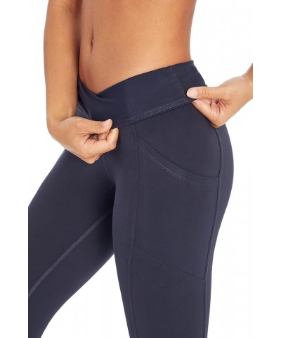 Women's Drew High Waist Tummy Control Mid-Calf Legging Midnight Blue $18.55 Activewear