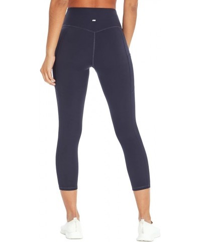 Women's Drew High Waist Tummy Control Mid-Calf Legging Midnight Blue $18.55 Activewear