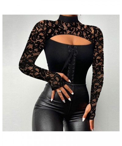 Women's Sexy Long Sleeve Slim Fitted Cropped T Shirts Fashion Going Out Crop Tops Y2K Clothes A Complexion $8.65 T-Shirts