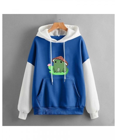 Women Lovely Hoodies, Women's Teen Girls Cute Frog Frog Hoodie Sweatshirts Loose Pullover Tops Shirts 1*blue $12.09 Hoodies &...