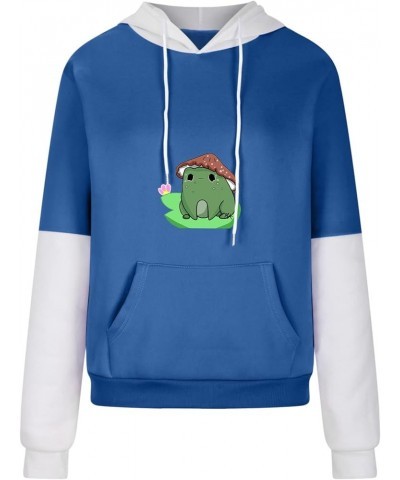 Women Lovely Hoodies, Women's Teen Girls Cute Frog Frog Hoodie Sweatshirts Loose Pullover Tops Shirts 1*blue $12.09 Hoodies &...