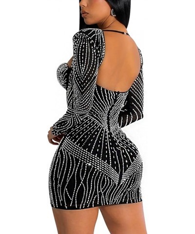 Women's Sexy Bodycon Dress Club Skinny Dress Slimfit Dresses Party Club Night Outfits Black $16.48 Dresses