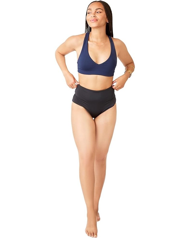 Women's La Jolla Reversible Top Black/Navy Medium $30.73 Swimsuits